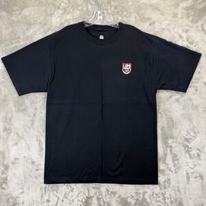 VTG Luminox Firefighter Trusted By Those We Trust Graphic T-Shirt Mens L Black